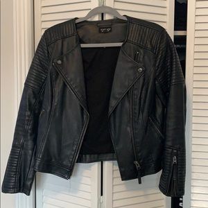 Topshop leather jacket